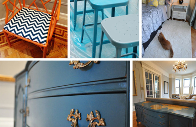 HOW TO PAINT A PIECE OF FURNITURE OF ANOTHER COLOR