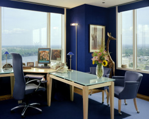 blue office